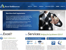 Tablet Screenshot of excelsoftsources.com